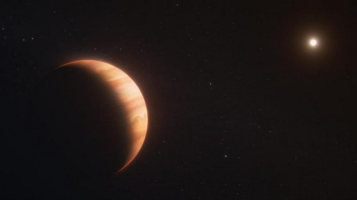 Rappresentazione del pianeta extrasolare sopravvissuto. Credit: NASA, ESA, CSA, Ralf Crawford (STScI)