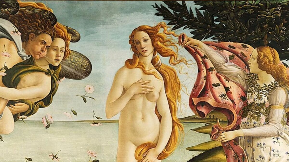 a Nascita di Venere di Sandro Botticelli (Wikimedia Commons). Per il professor Pozzilli Simonetta Vespucci, la donna che ispirò il celebre dipinto, potrebbe non essere morta di tubercolosi, come ipotizzato per secoli, ma per un'apoplessia da tumore ipofisario.