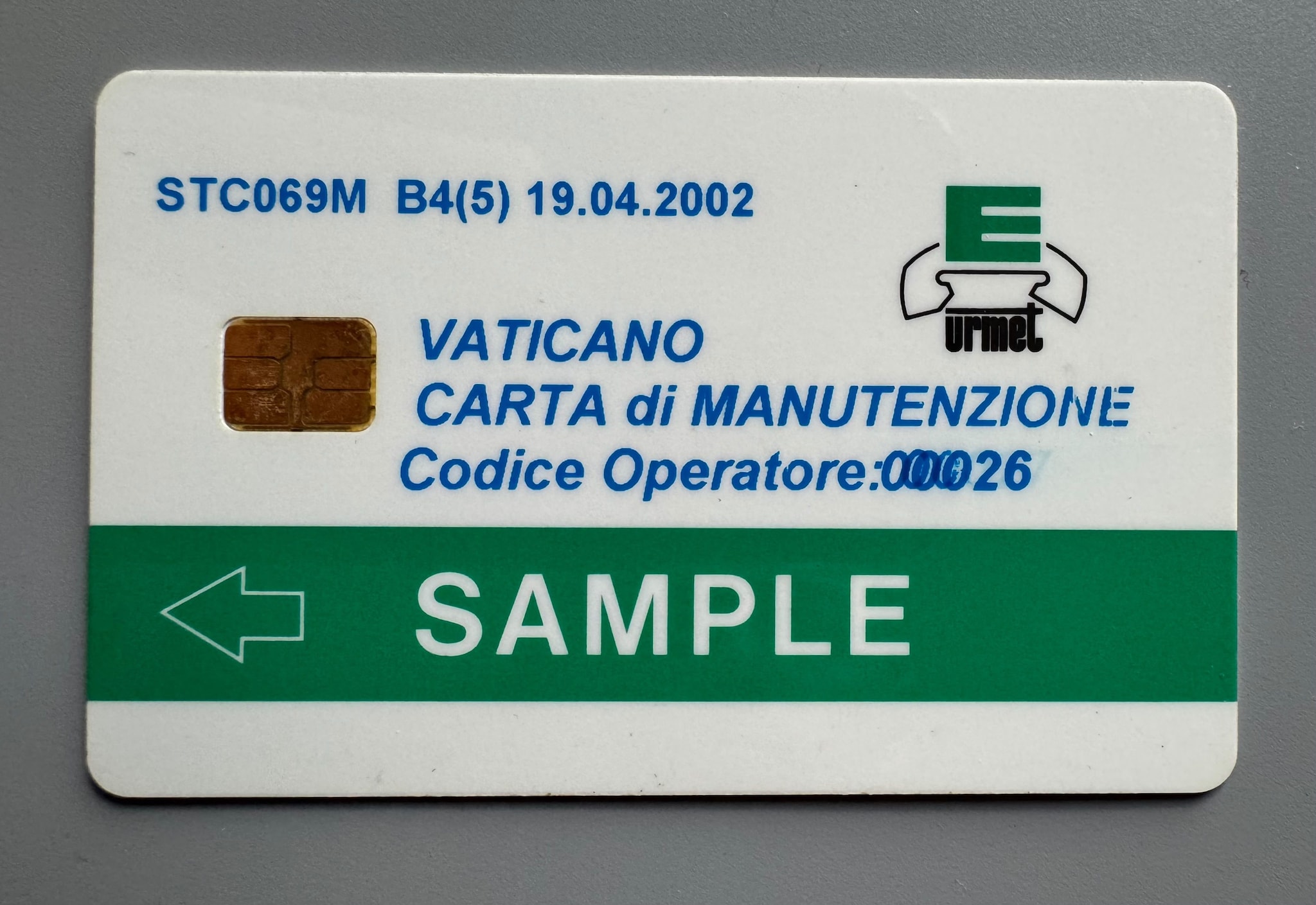 ANDREA FRANZONI | Una scheda prova del Vaticano