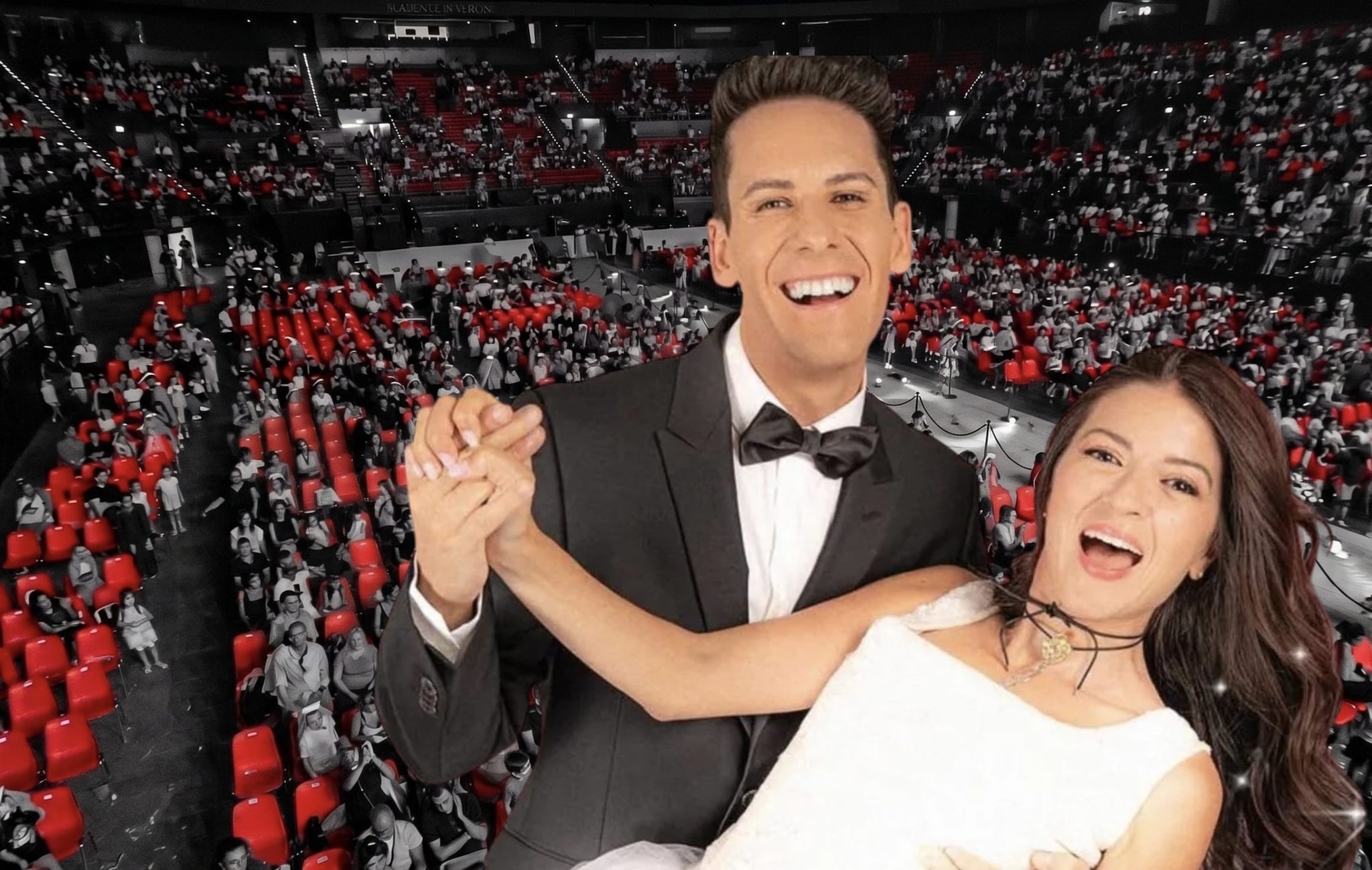 Alla fine i posti vuoti al matrimonio dei Me Contro Te erano parecchi: le foto