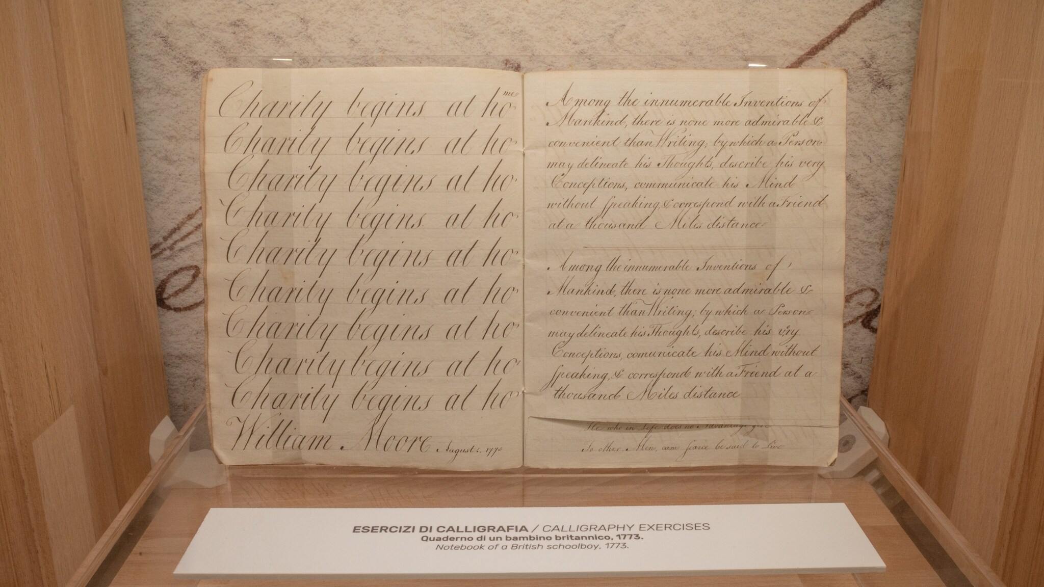 museo dei quaderni di scuola