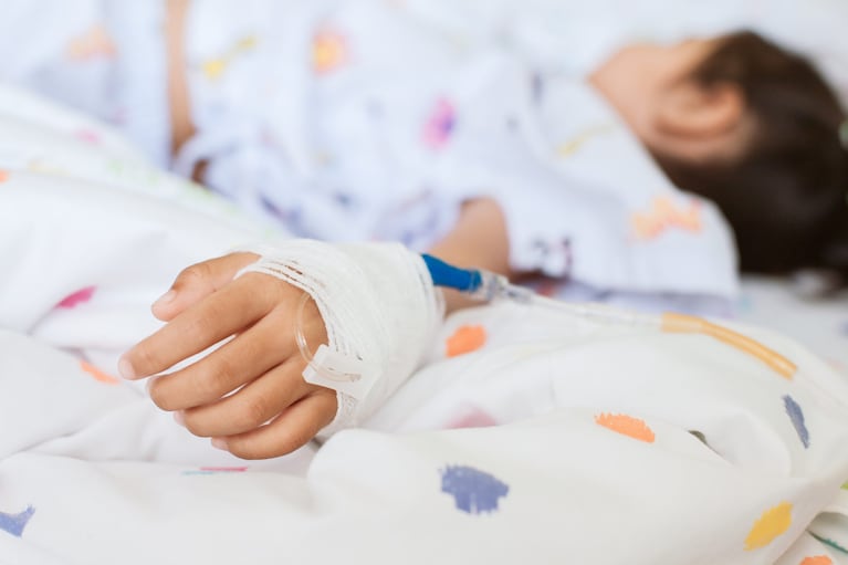 bimba in ospedale