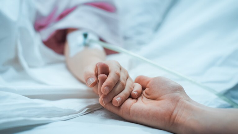 bimba in ospedale
