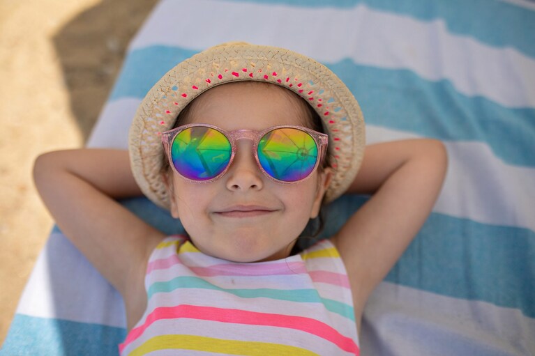 bimbi al sole