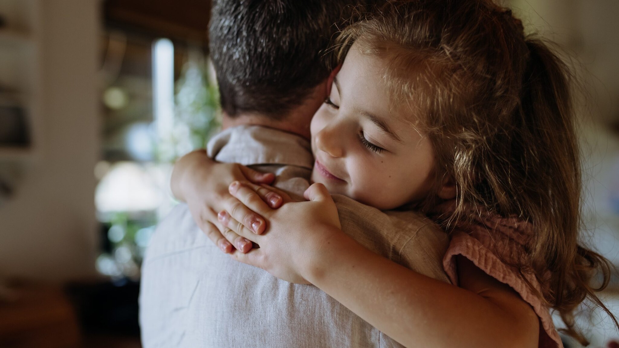 papà e figlia