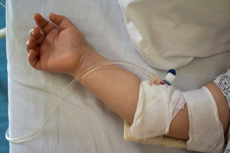 bimbo in ospedale