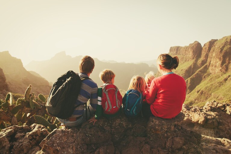 Vacanza in montagna con la famiglia