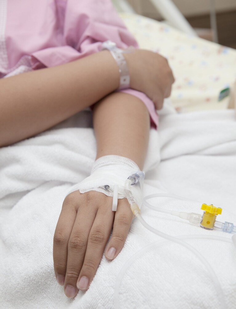 bimba in ospedale