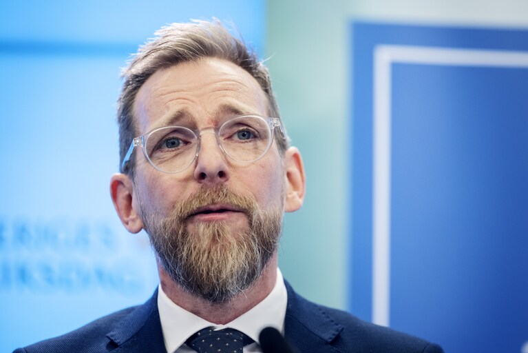 Il Ministro della Salute svedese Jakob Forssmed.
