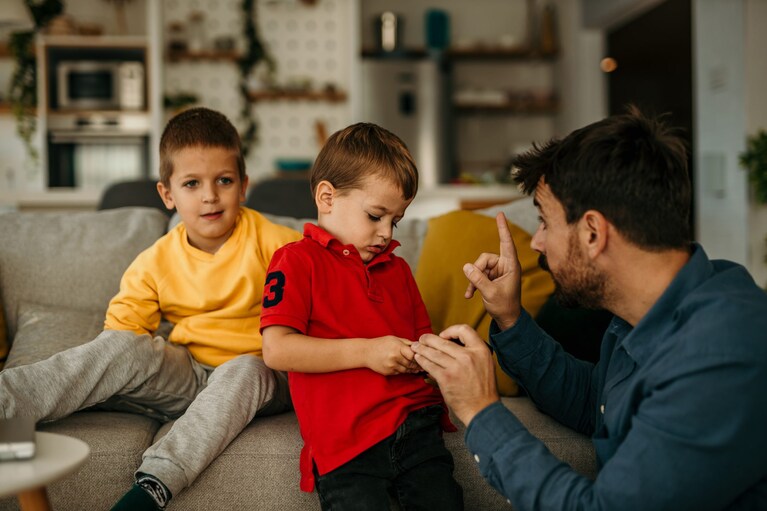 Bambino sgridato