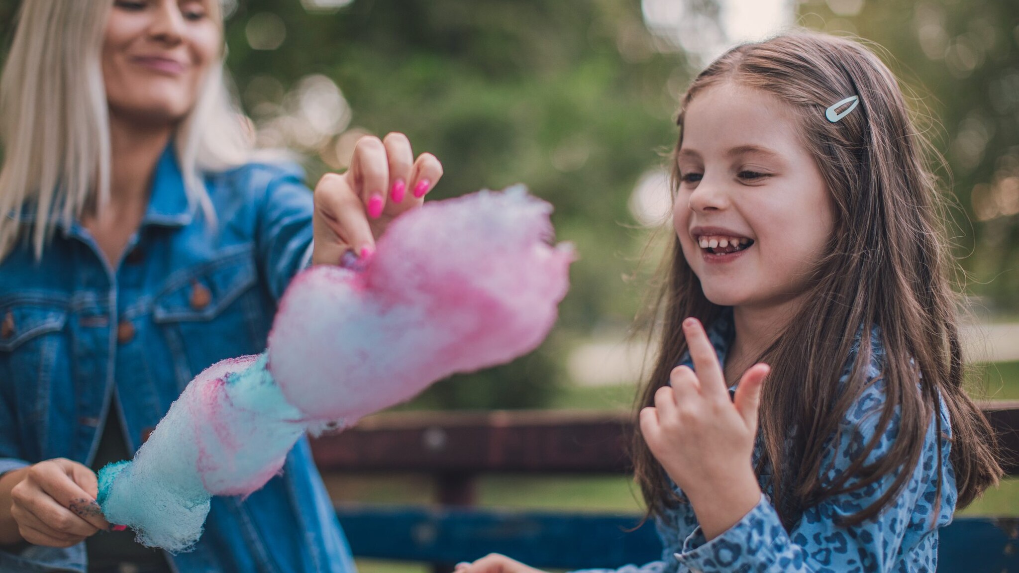 genitori zucchero filato