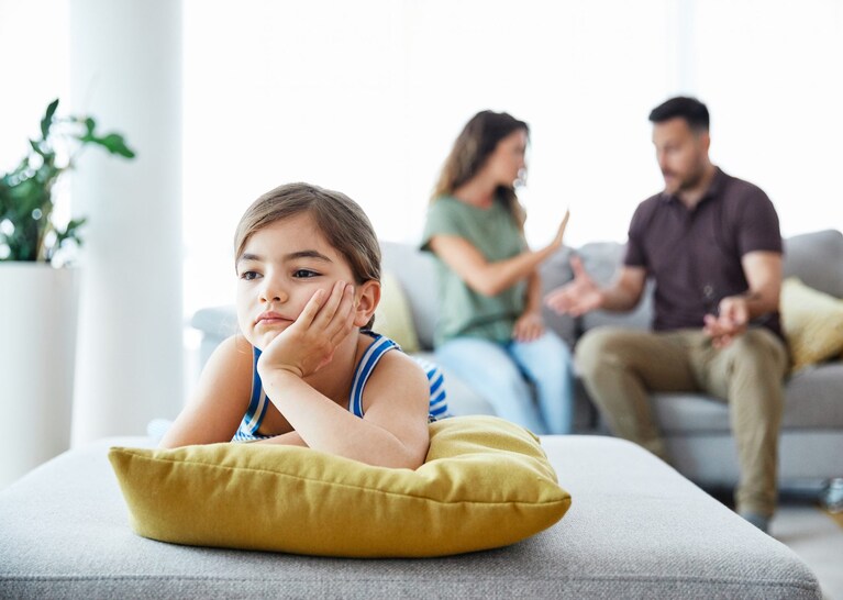 liti bambini e genitori