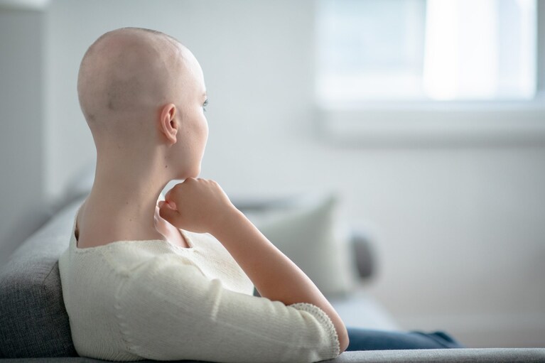 donna con il cancro