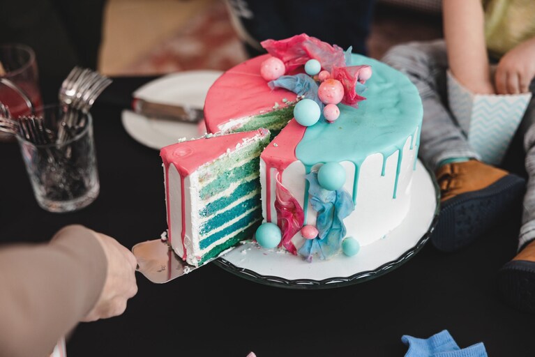 torta gender reveal