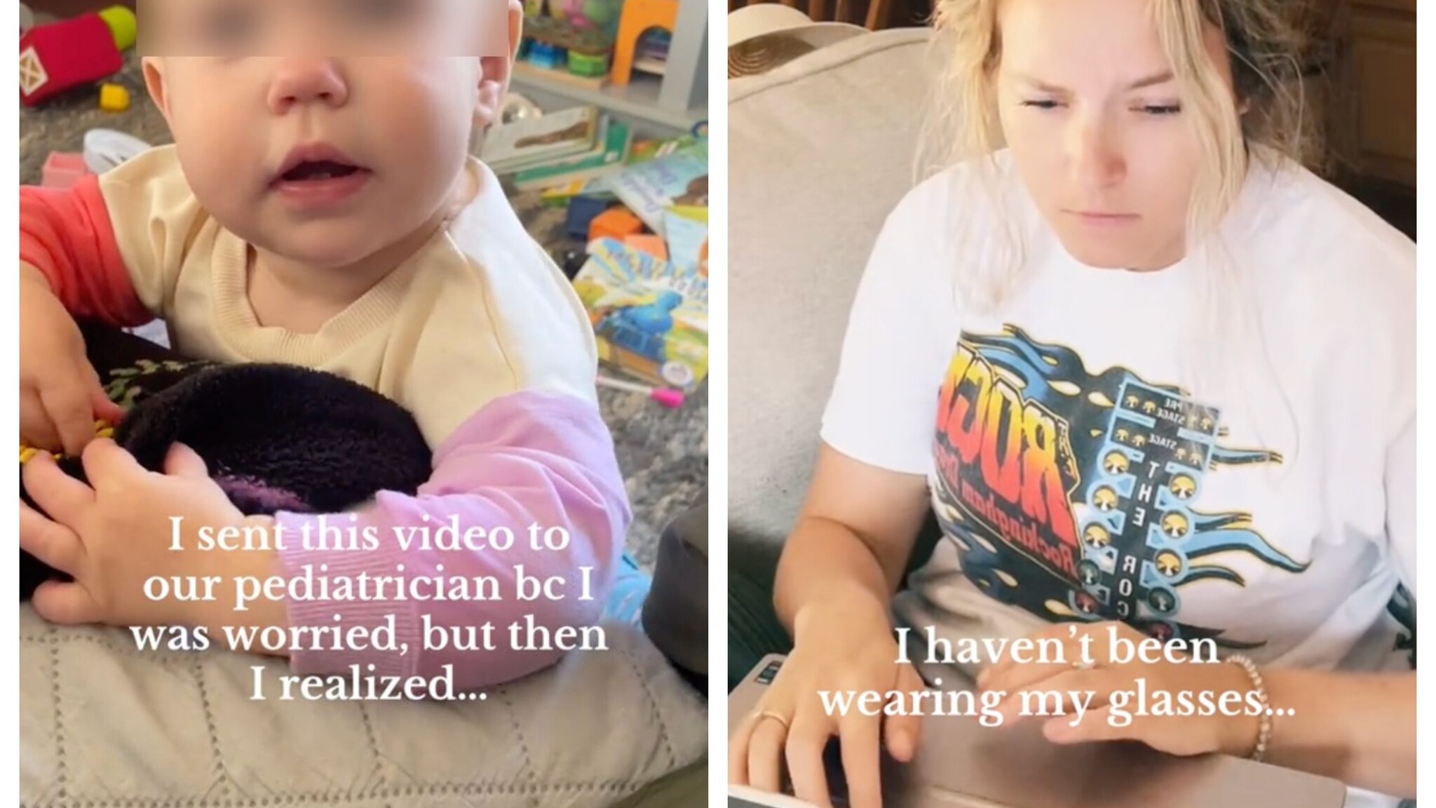 "Temevo che mia figlia avesse un problema agli occhi, ma mi stava solo prendendo in giro!"