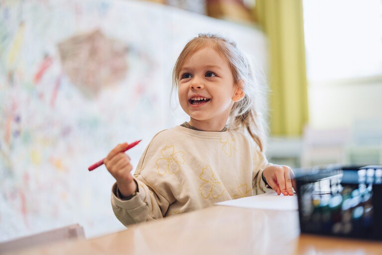 bimba a scuola
