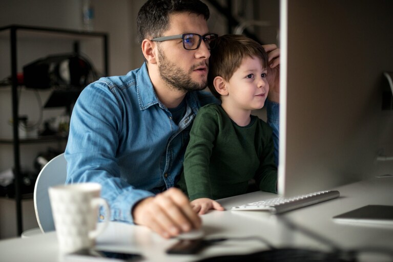 Papà lavoratore
