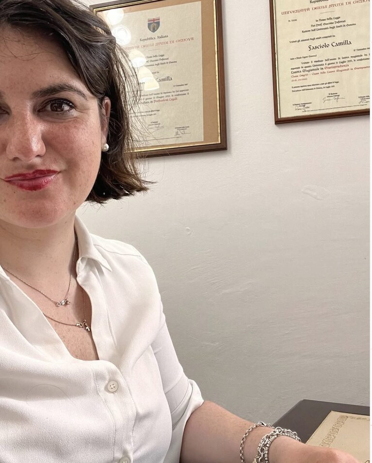 dott.ssa Camilla Fasciolo (Avvocata per l'associazione Mamme in PMA)