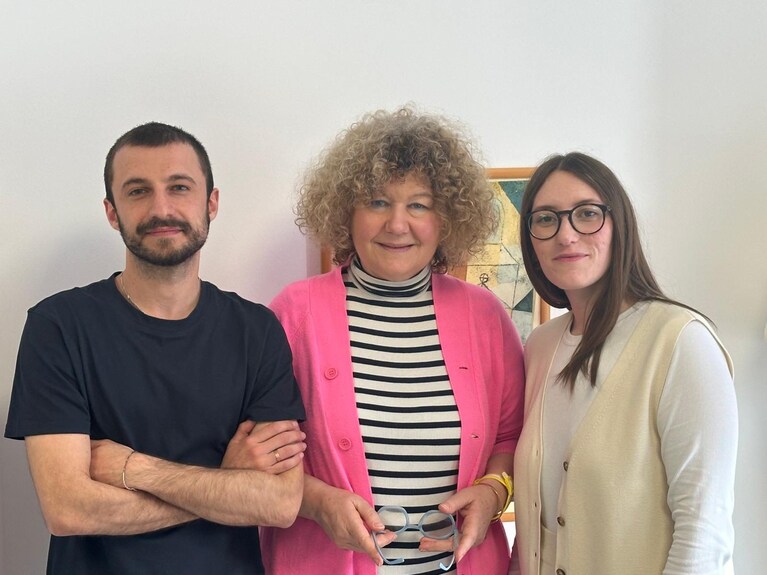 Da sinistra il dottor Lorenzo Protano, la psicologa Emanuela Beretta, presidente di GenitoriAmente e la dott.ssa Chiara Bani