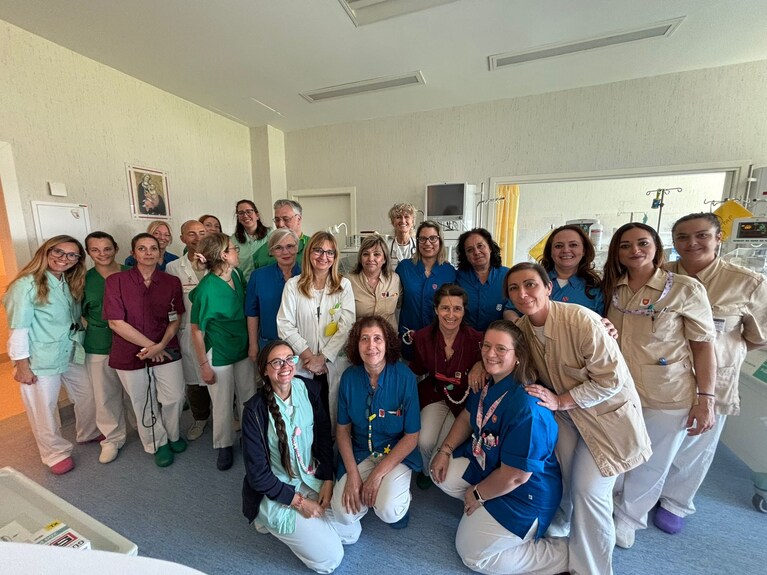 Il team di Pediatria e Neonatologia dell'Ospedale di Legnano