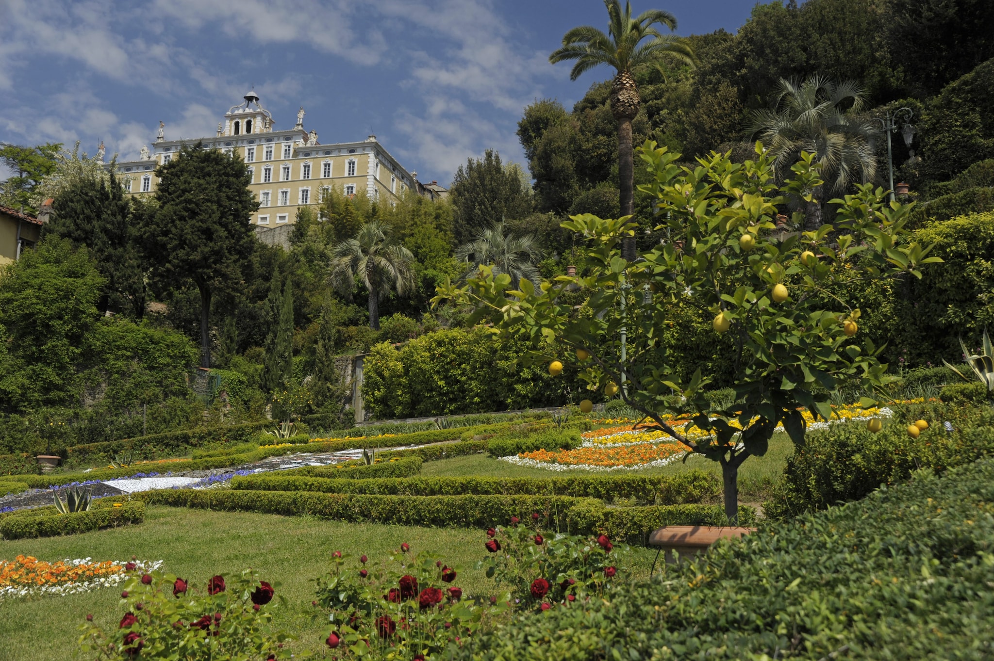 Veduta del Giardino di Villa Garzoni, a Collodi