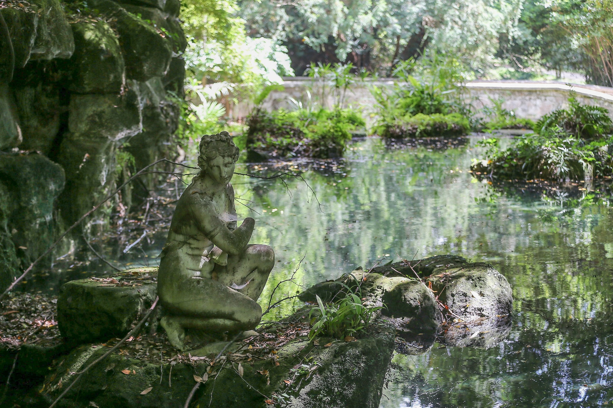 La statuta della Venere nel Parco della Reggia di Caserta
