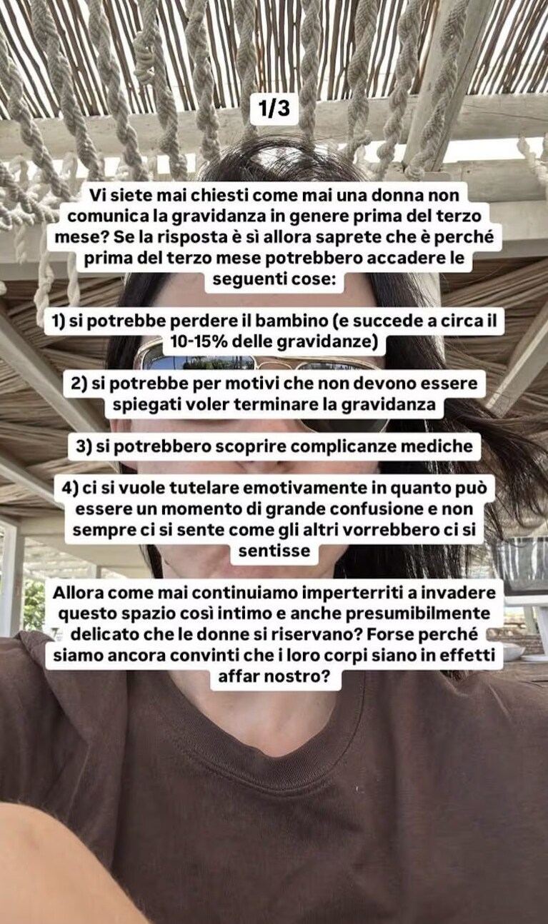 L'attacco social di Aurora Ramazzotti contro i gossip che anticipano la gravidanza
