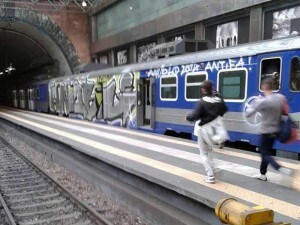 Stazione di Montesanto della Linea Cumana di Napoli.