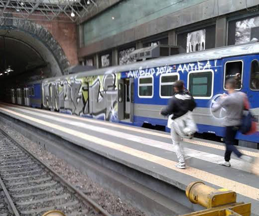 Stazione di Montesanto della Linea Cumana di Napoli.