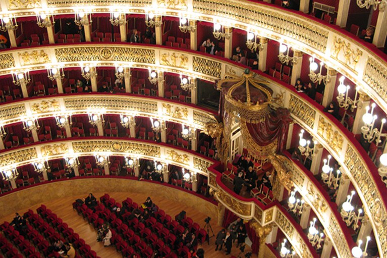 Interno del Teatro San Carlo