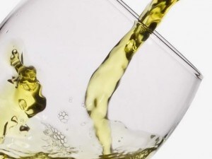 Calice di vino bianco