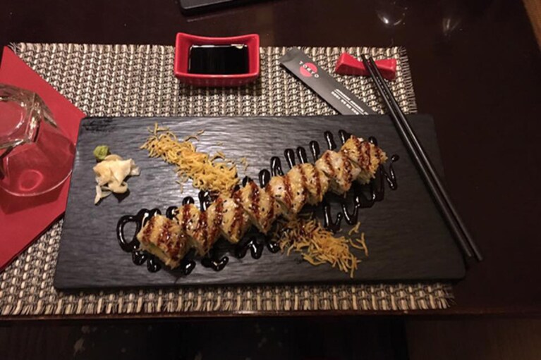 Uramaki vegetariani del ristorante Tokyo