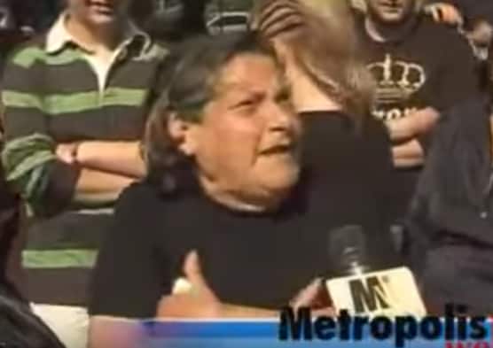La signora Antonietta, protagonista del video