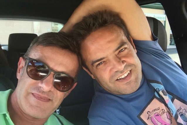 Gianni Salzano (a destra) e suo marito Carlo Piergiovanni