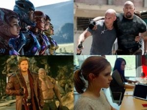 Alcuni dei film in programmazione ad aprile 2017.