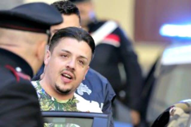 Walter Mallo durante l’arresto nel maggio del 2016