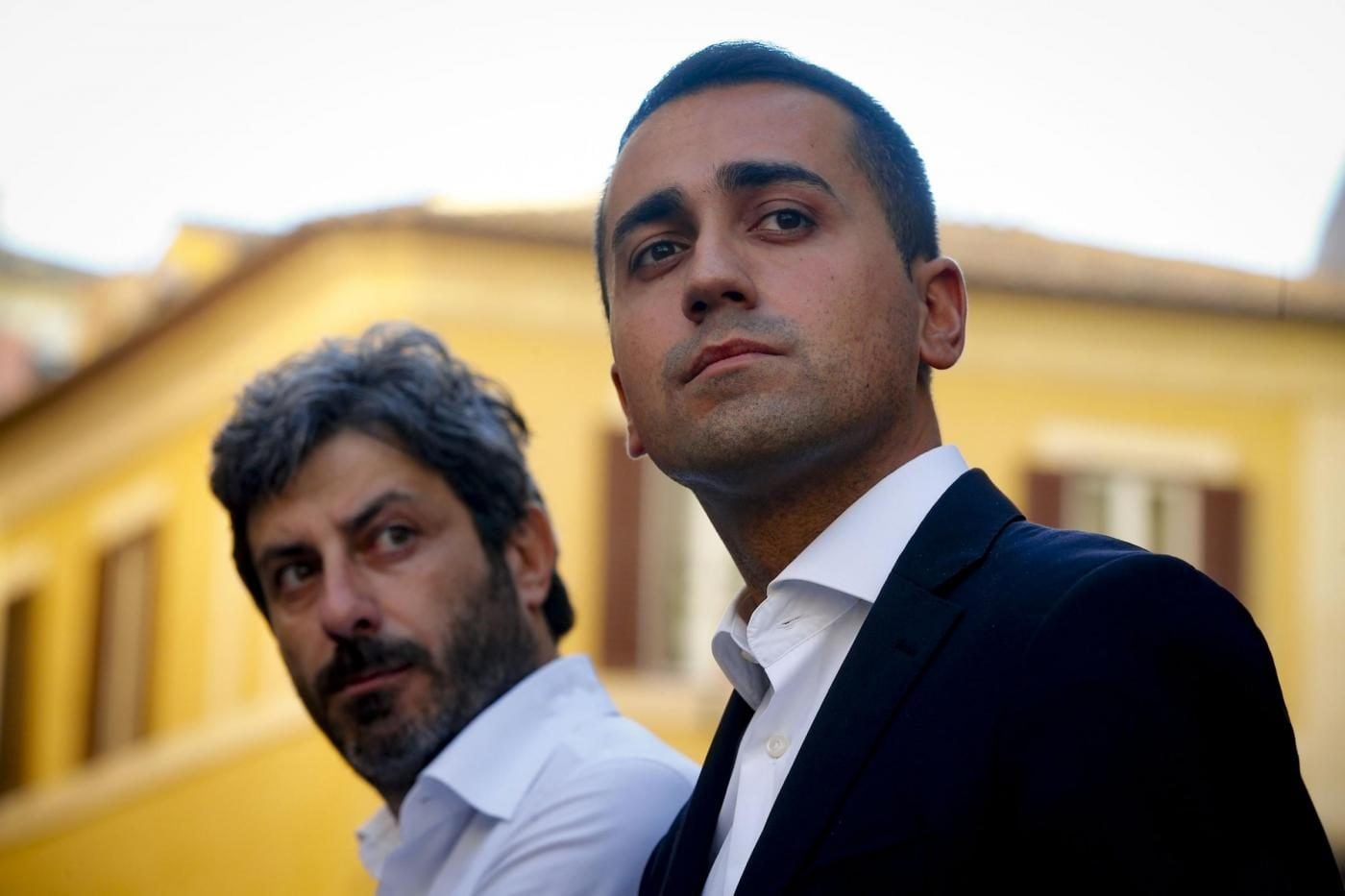 Roberto Fico e Luigi Di Maio, all’epoca del Movimento Cinque Stelle a trazione grillina