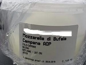 Mozzarella di bufala contraffatta