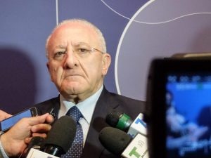 Il presidente della Regione Campania, Vincenzo De Luca.