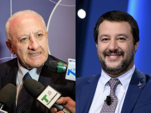 Vincenzo De Luca, Matteo Salvini