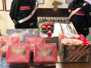 I botti illegali sequestrati dai carabinieri a Forio d’Ischia.