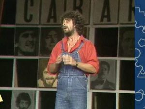 Beppe Grillo nella trasmissione "C’è Grillo"