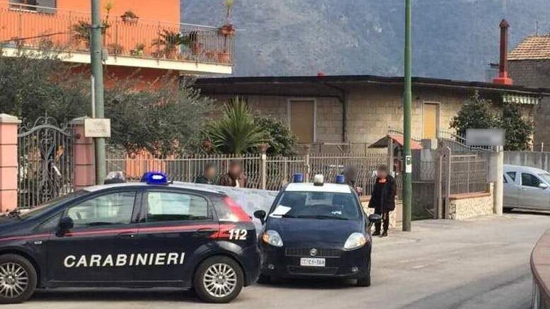 Il luogo dove è avvenuta la tragedia che ha visto coinvolto un ciclista, a Domicella (AV).