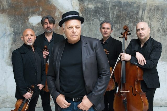 Enzo Gragnaniello e i Solis String Quartet (ph Riccardo Piccirillo)