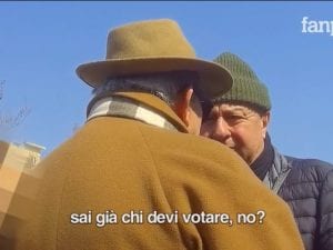 Un fotogramma del video di Fanpage.it con Bobo’ Esposito