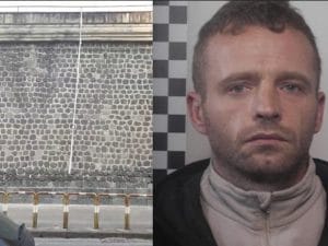 Una foto di Robert Lisowski, detenuto fuggito, diffusa dalla Questura di Napoli