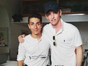 Eddie Redmayne a Cetara (Foto: Instagram/Matthewaveng)