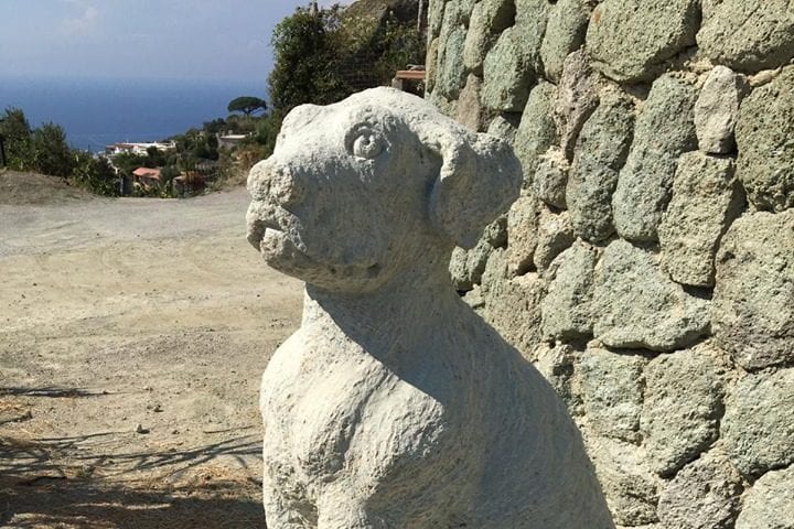 La statua di Nicoletta, la cagnolina che ha vegliato la tomba del ...