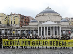 Presidio di Amnesty per Giulio Regeni a Napoli