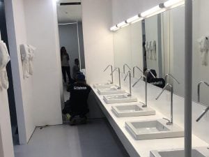 Gli spogliatoi del San Paolo il 12 settembre 2019
